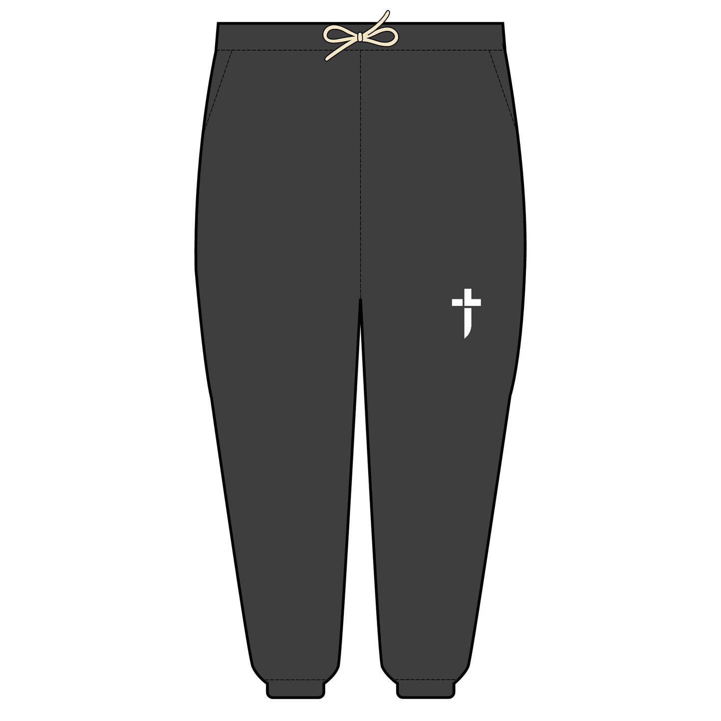 “Faith-Inspired Unisex Lightweight Fleece Sweatpants for Everyday Comfort and Style”