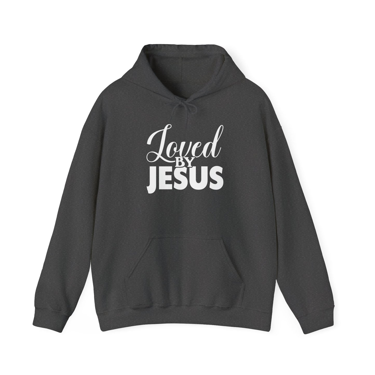 Loved by Jesus" Unisex Heavy Blend™ Hoodie – Comfortable, Stylish, Faith-Inspired Sweatshirt