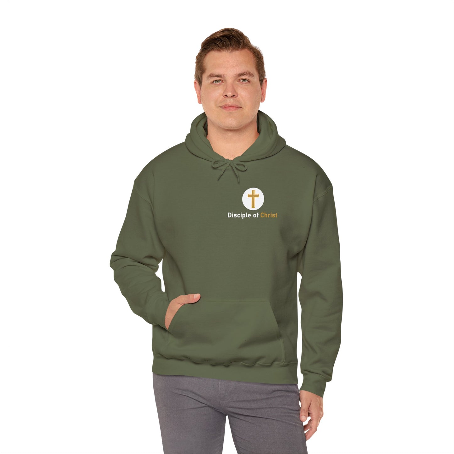 Disciple of Christ Unisex Heavy Blend™ Hooded Sweatshirt - Bold Faith and Comfort in Every Wear