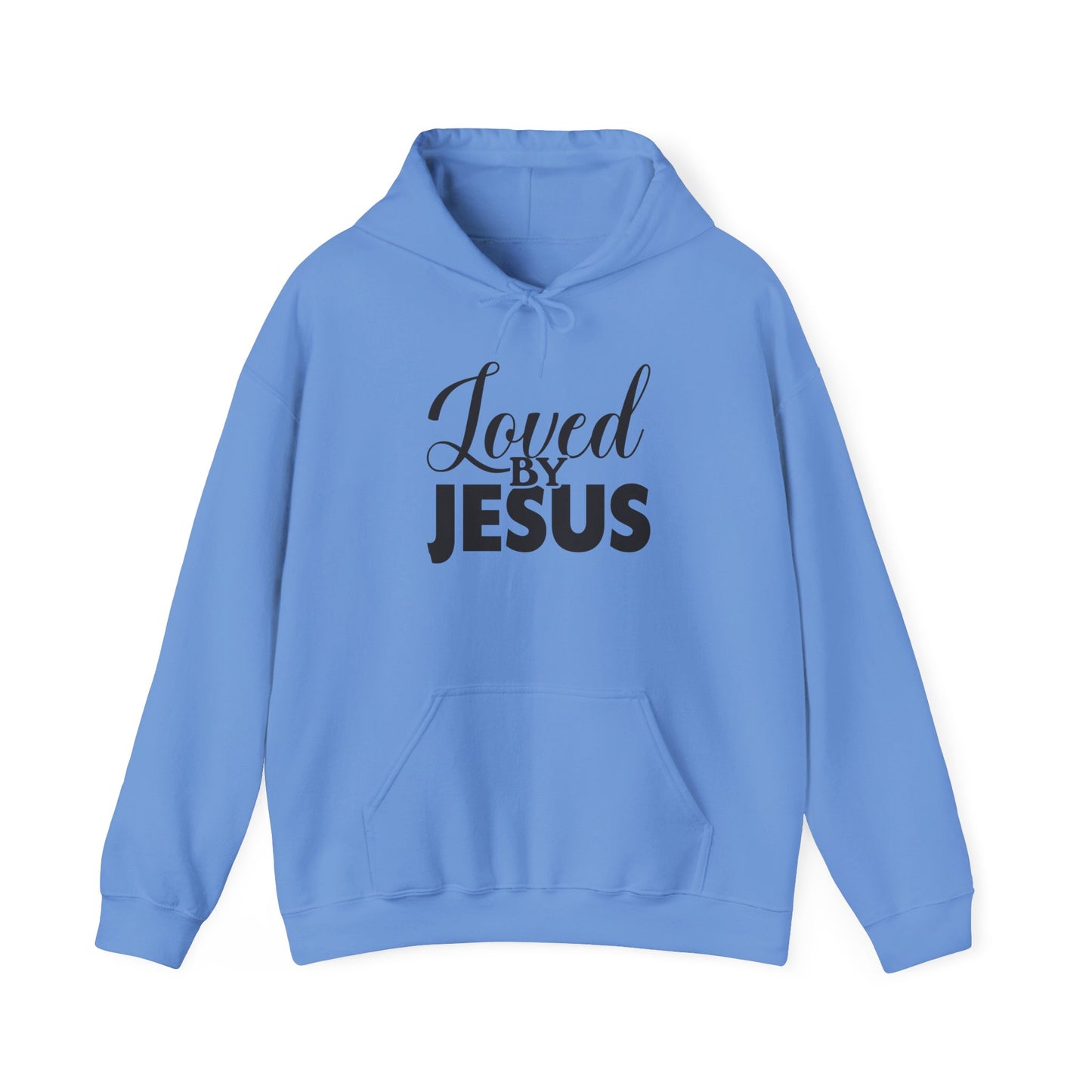 Loved by Jesus" Unisex Heavy Blend™ Hoodie – Comfortable, Stylish, Faith-Inspired Sweatshirt