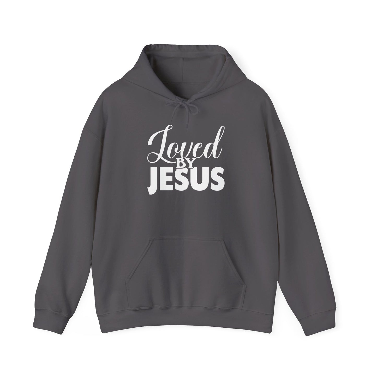 Loved by Jesus" Unisex Heavy Blend™ Hoodie – Comfortable, Stylish, Faith-Inspired Sweatshirt