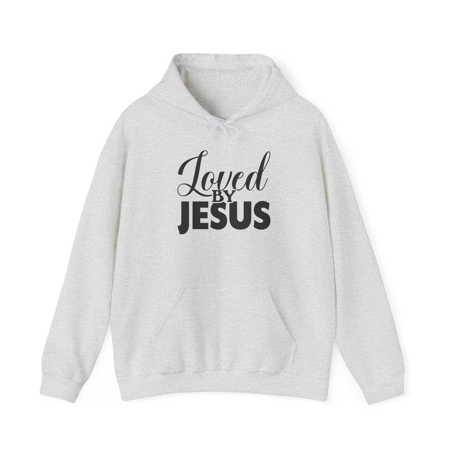 Loved by Jesus" Unisex Heavy Blend™ Hoodie – Comfortable, Stylish, Faith-Inspired Sweatshirt