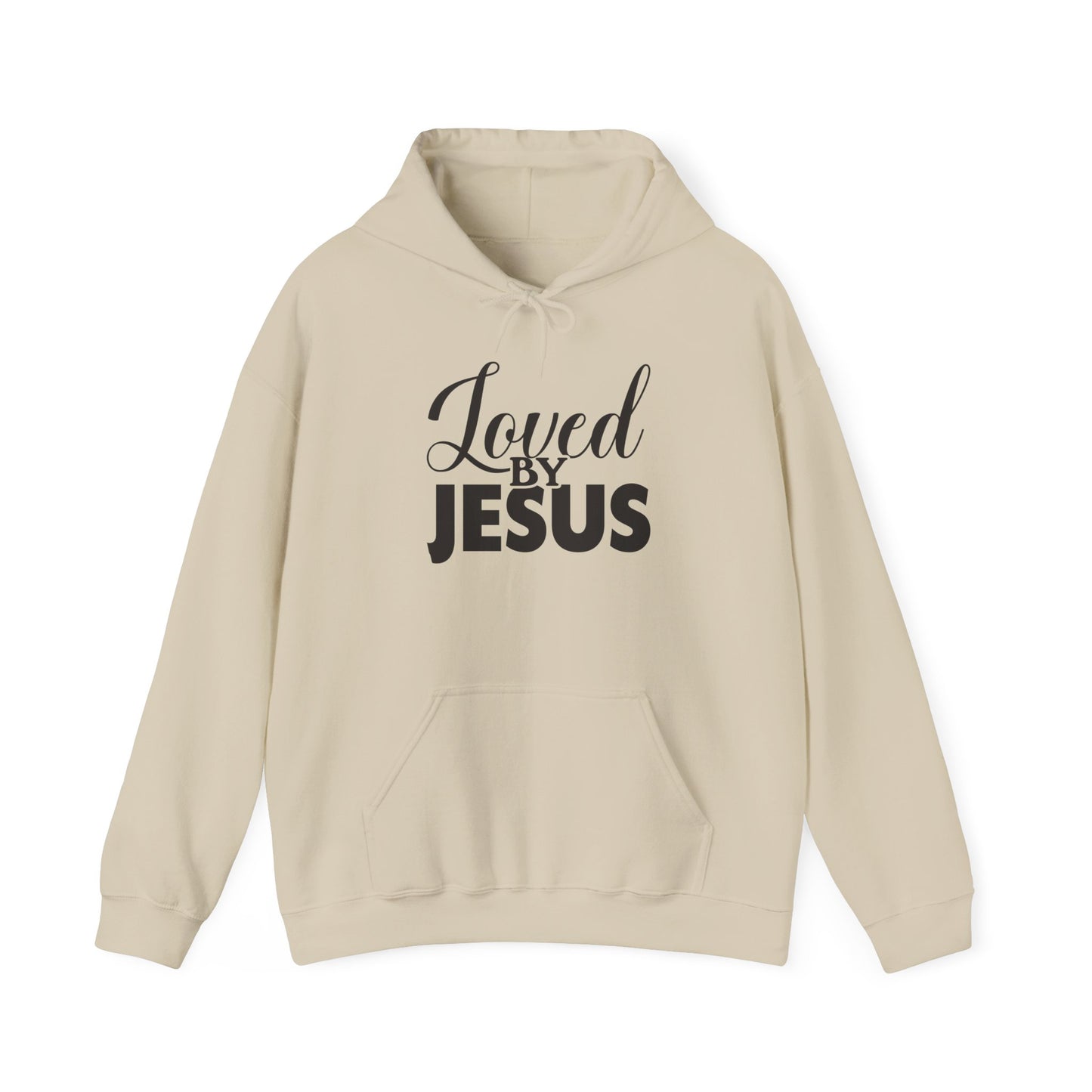 Loved by Jesus" Unisex Heavy Blend™ Hoodie – Comfortable, Stylish, Faith-Inspired Sweatshirt