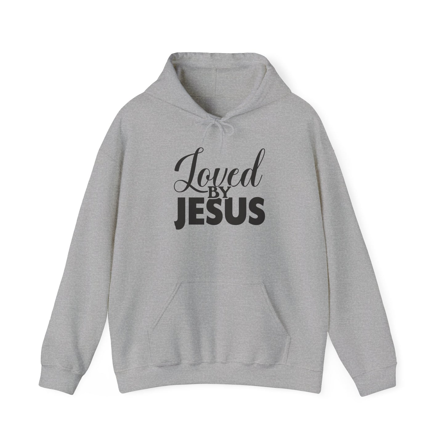 Loved by Jesus" Unisex Heavy Blend™ Hoodie – Comfortable, Stylish, Faith-Inspired Sweatshirt
