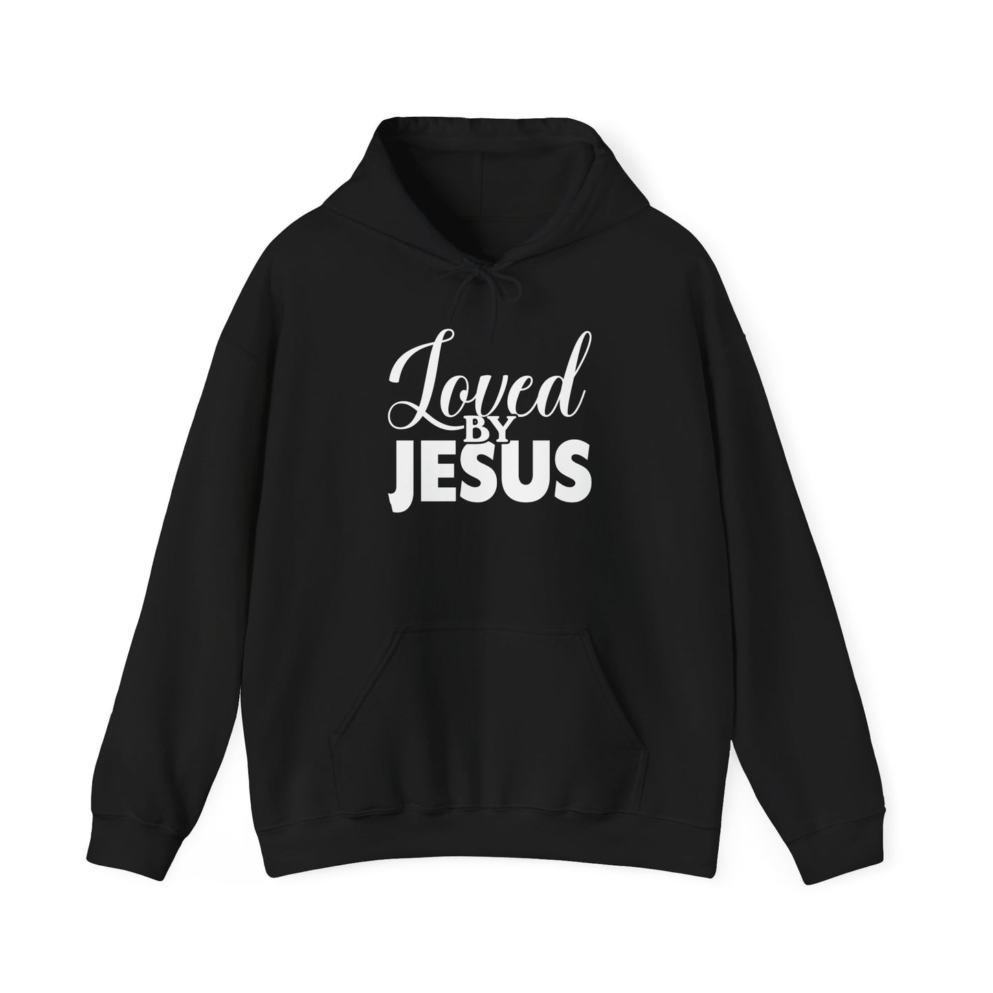 Loved by Jesus" Unisex Heavy Blend™ Hoodie – Comfortable, Stylish, Faith-Inspired Sweatshirt