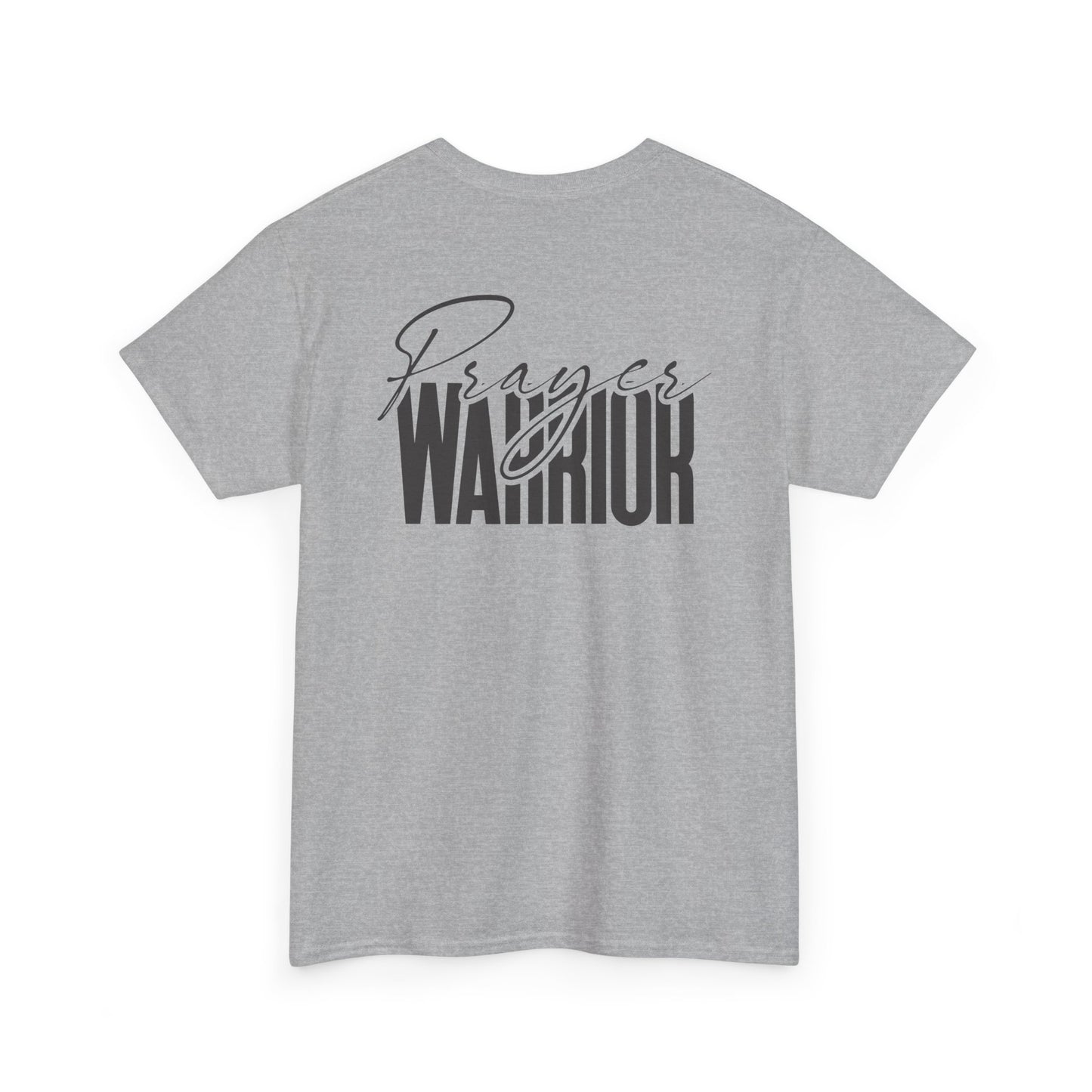 “Prayer Warrior Cross Unisex Heavy Cotton Tee”