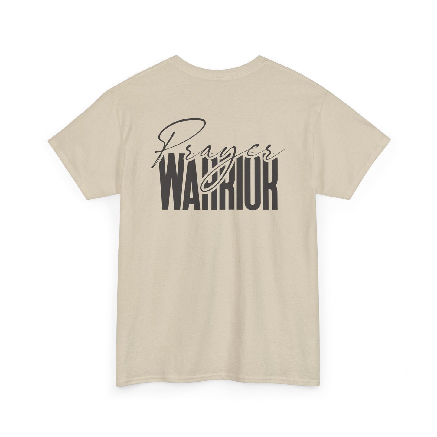 “Prayer Warrior Cross Unisex Heavy Cotton Tee”