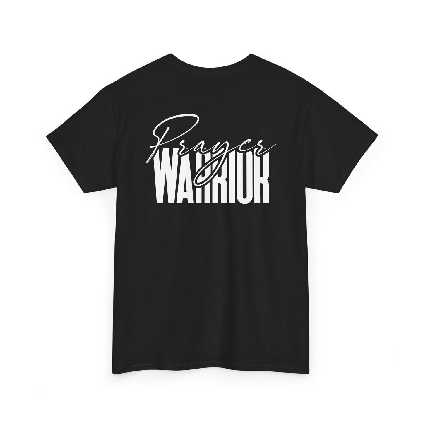 “Prayer Warrior Cross Unisex Heavy Cotton Tee”