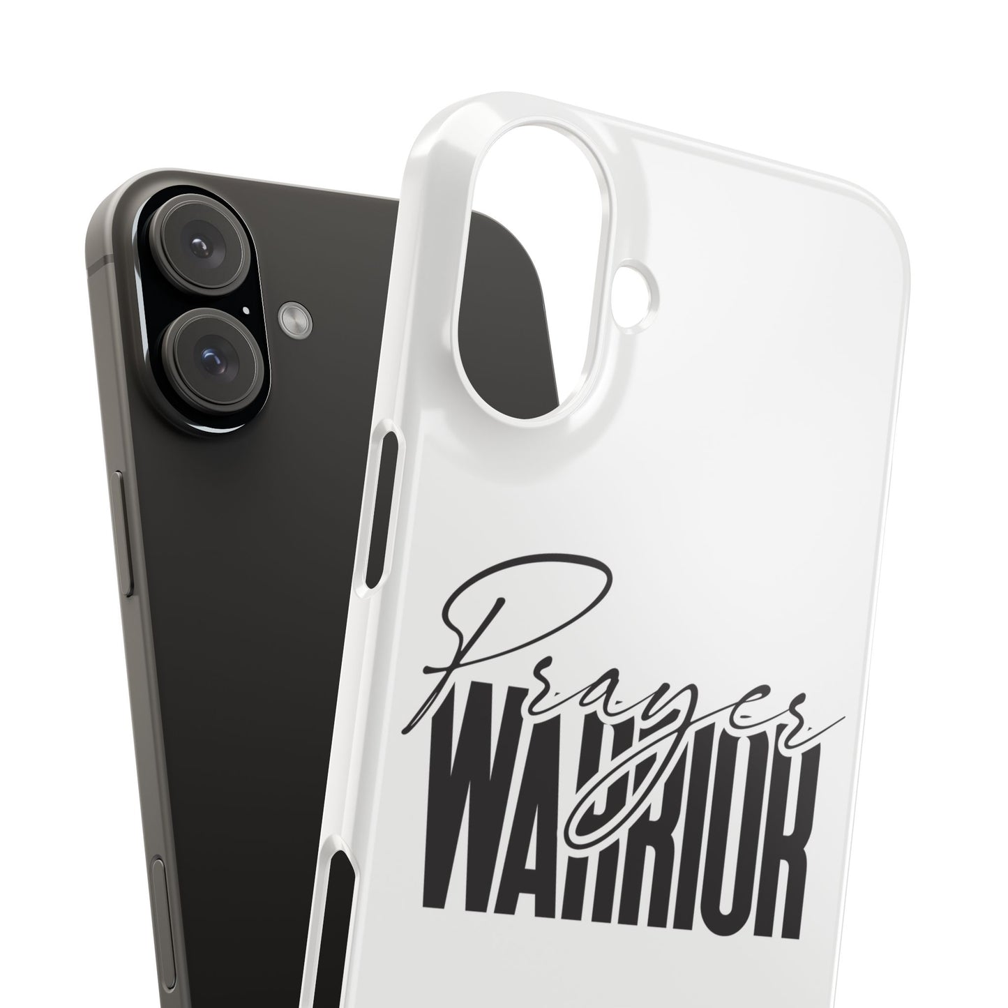 “Prayer Warrior Slim Phone Case – Sleek, Durable, and Inspirational Protection for iPhone Models 12-16”