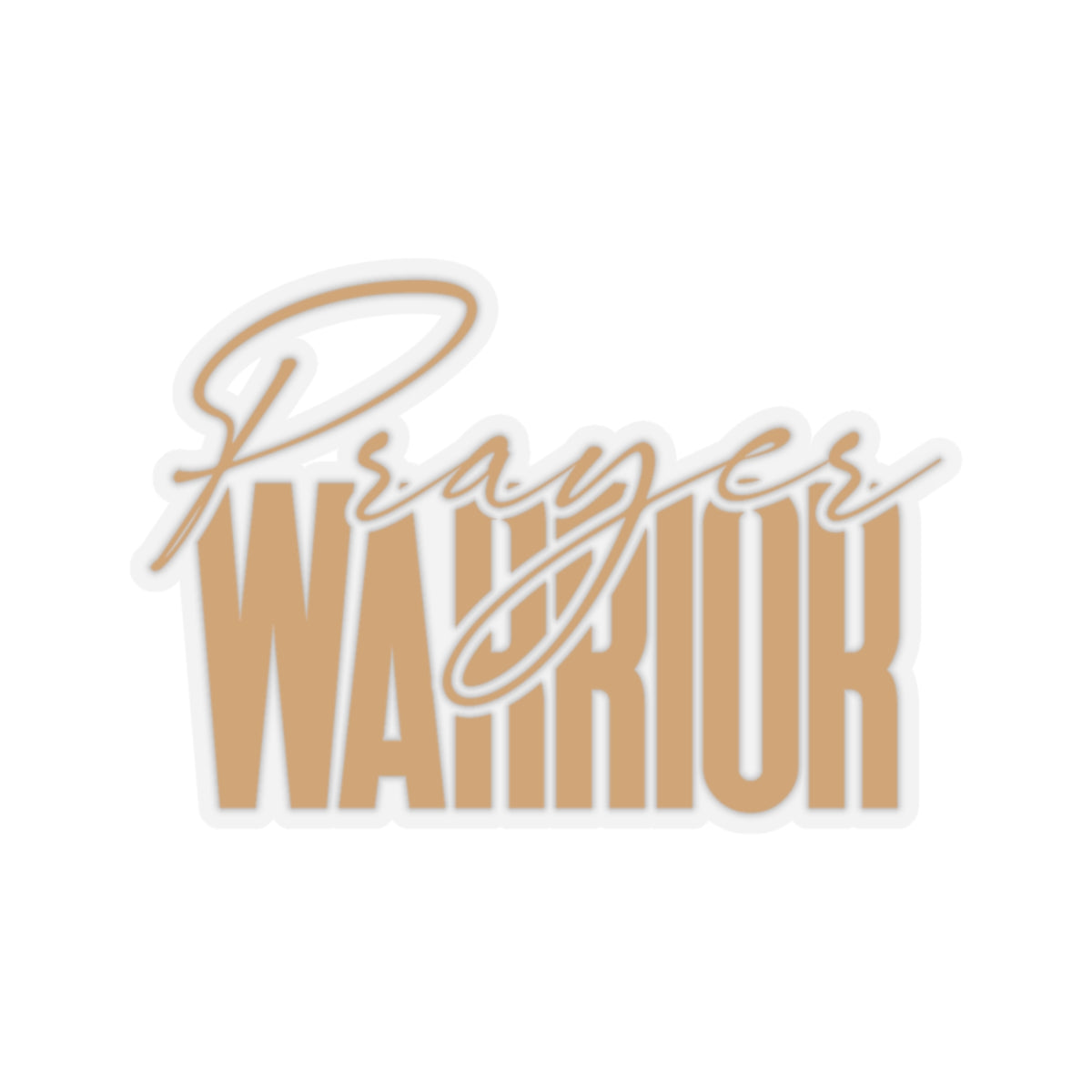 “Prayer Warrior Kiss-Cut Stickers – Durable, Stylish, and Perfect for Any Surface”