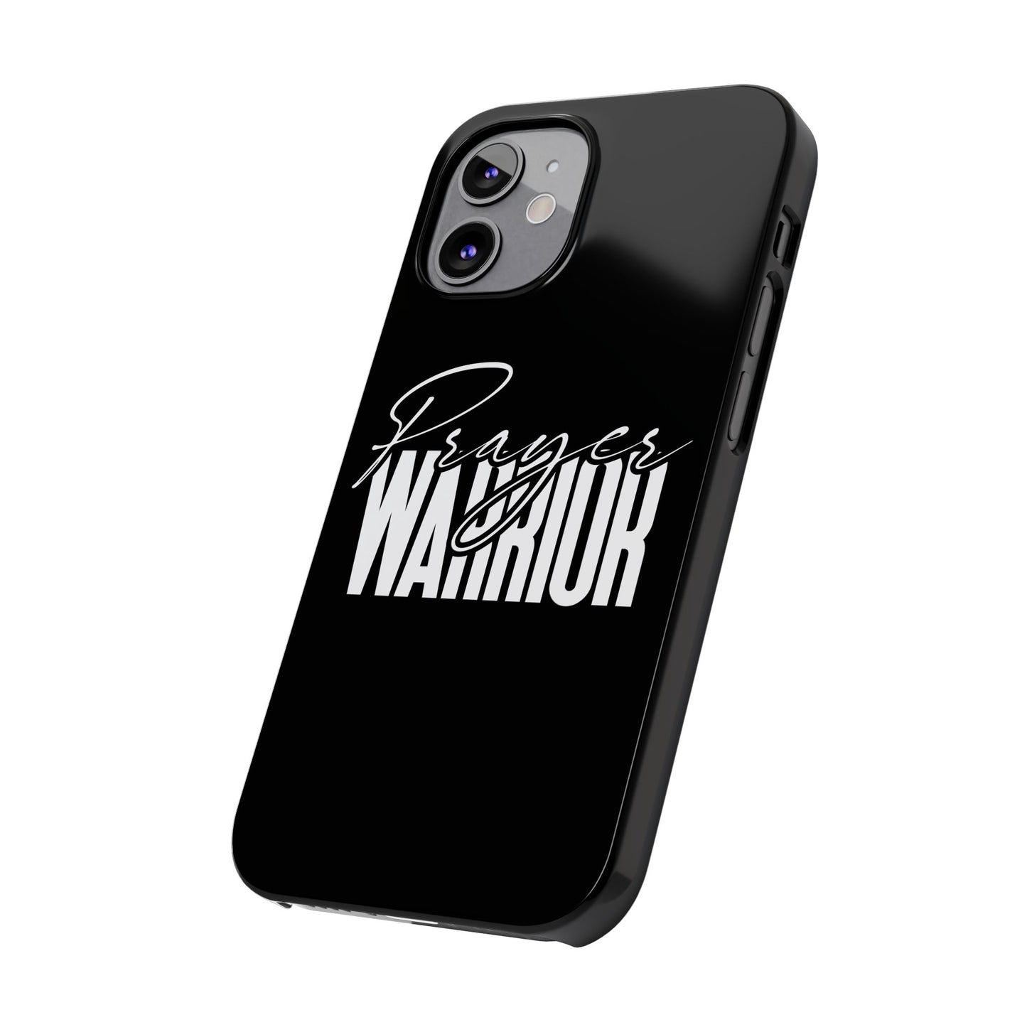 “Prayer Warrior Slim Phone Case – Sleek, Durable, and Inspirational Protection for iPhone Models 12-16”