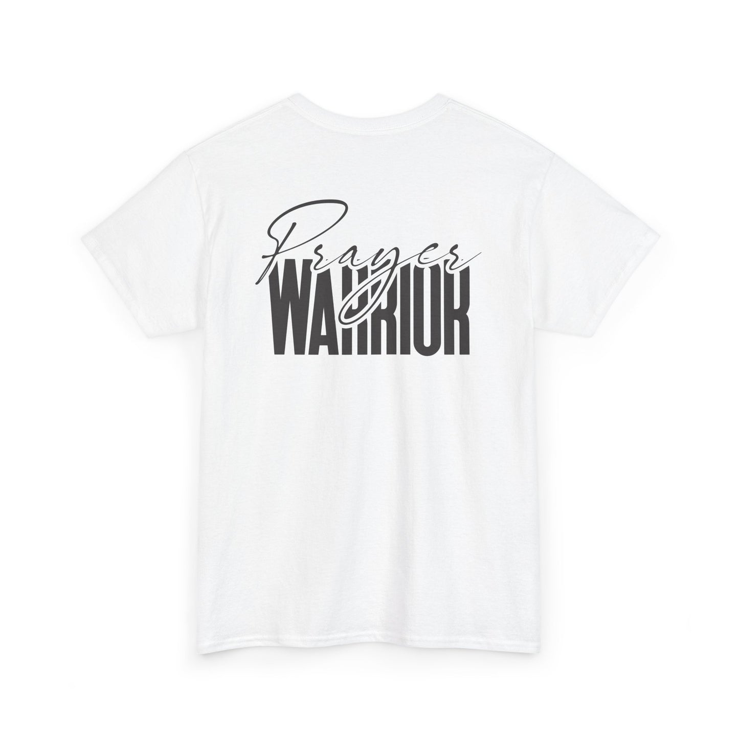 “Prayer Warrior Cross Unisex Heavy Cotton Tee”