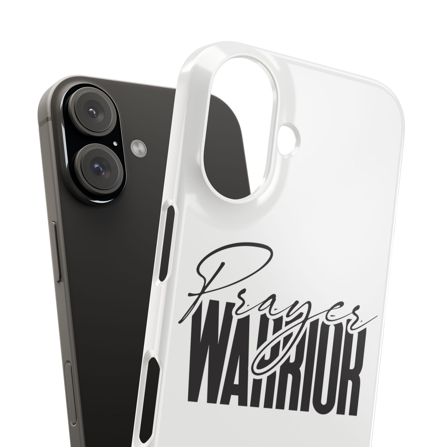 “Prayer Warrior Slim Phone Case – Sleek, Durable, and Inspirational Protection for iPhone Models 12-16”