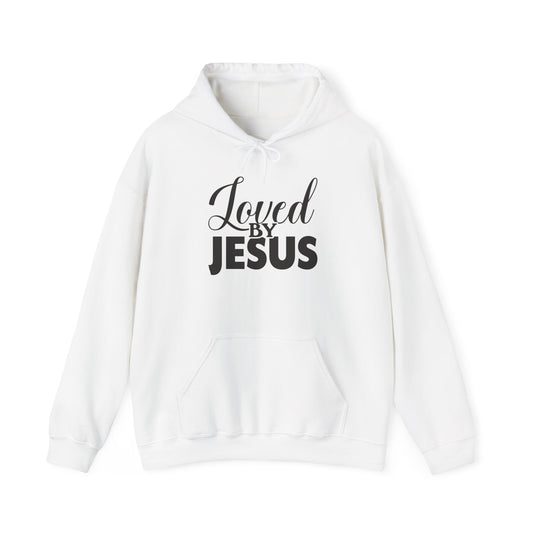 Loved by Jesus" Unisex Heavy Blend™ Hoodie – Comfortable, Stylish, Faith-Inspired Sweatshirt